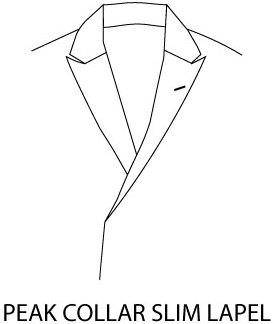 PEAK LAPEL SLIM