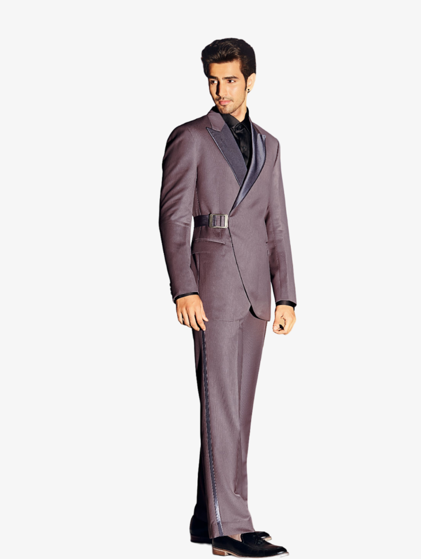 Satin Peak Lapel Fashion Suit