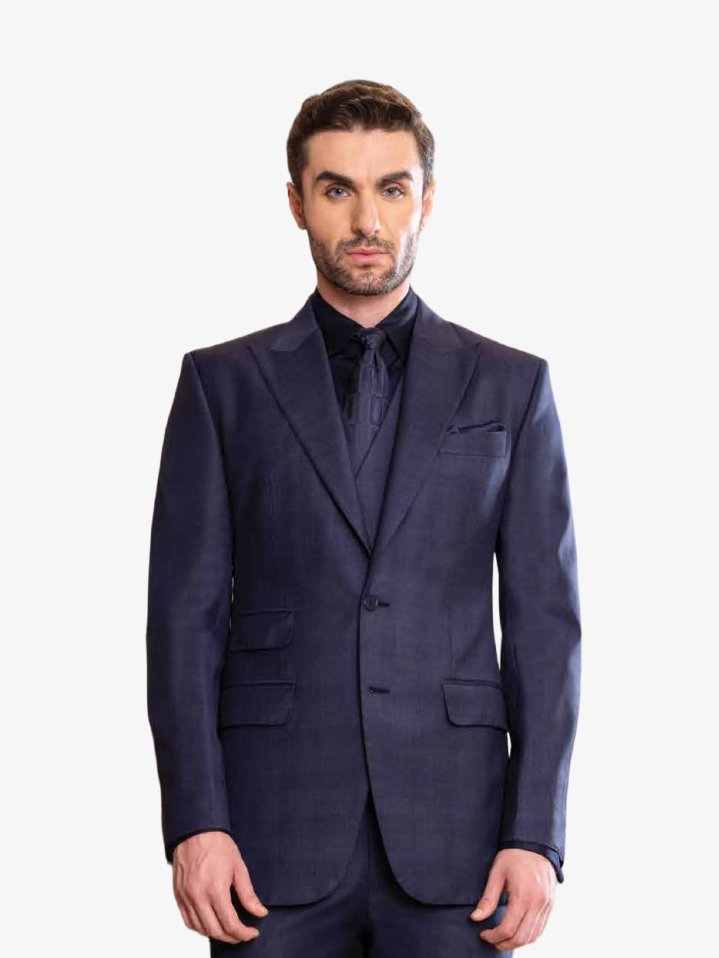 Single-Breasted 3pc Suit - l