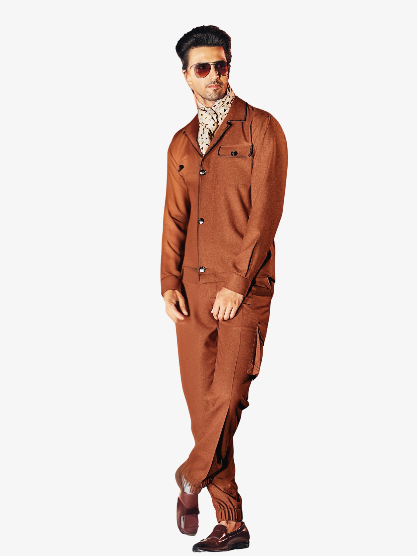 Piped Bomber Suit