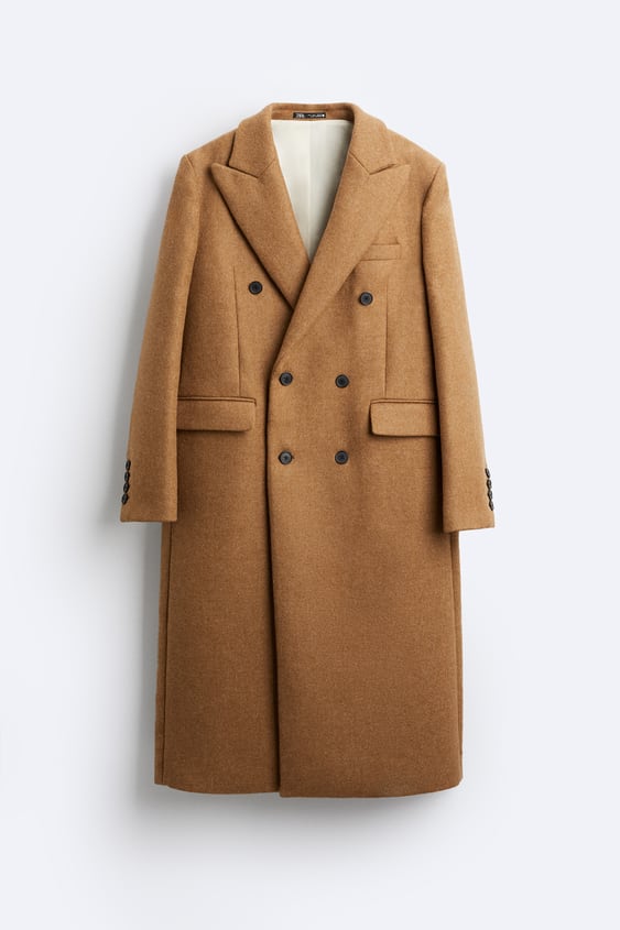 Wool-blend coat