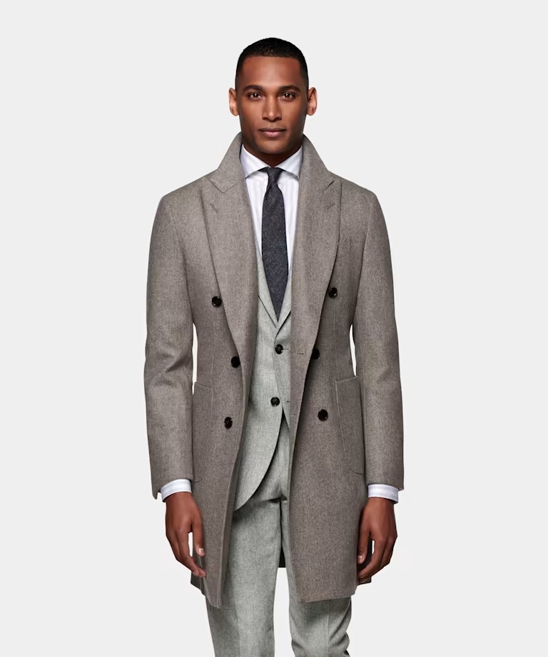 Double Breasted Overcoat