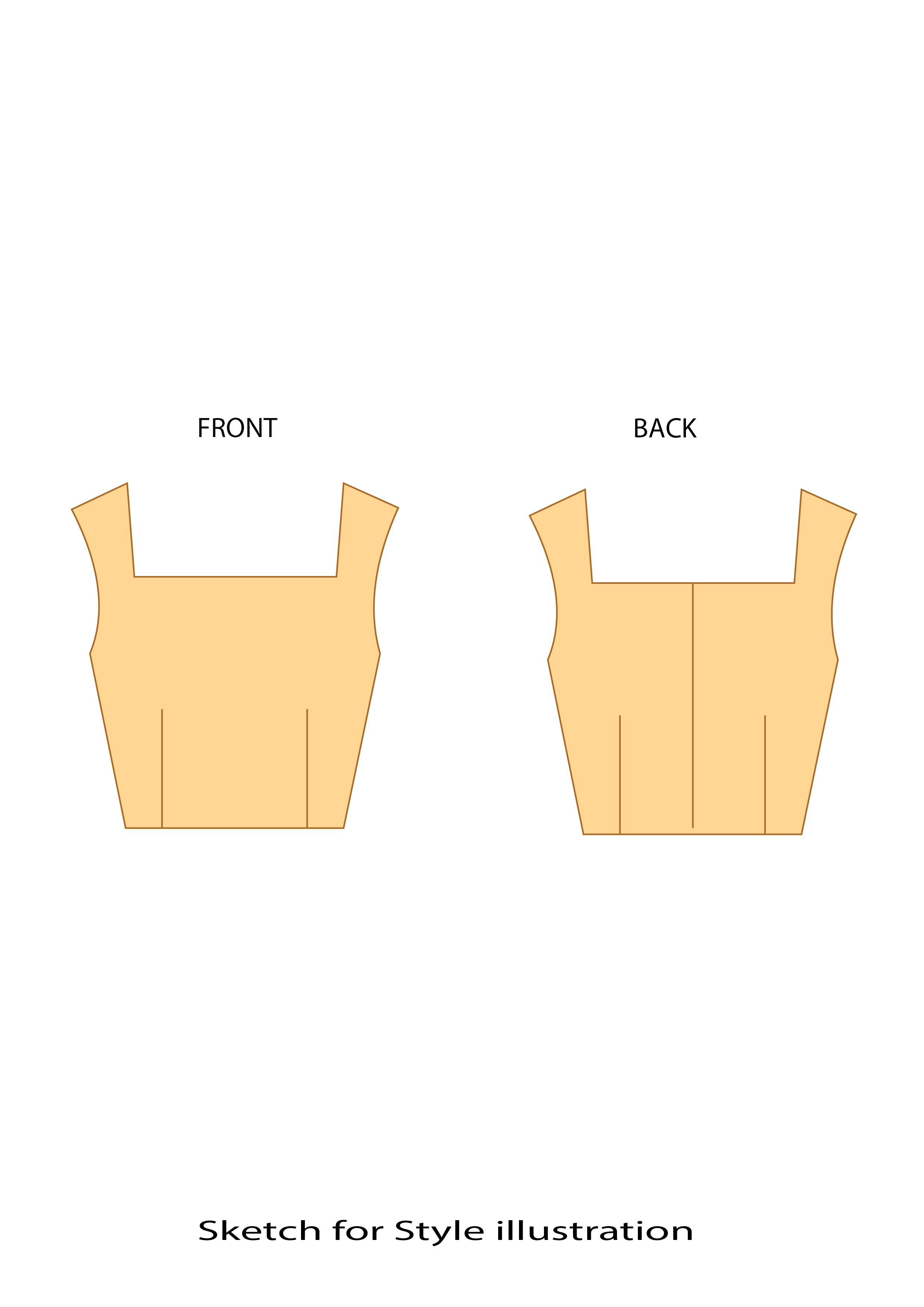 Square Neck Crop-Top
