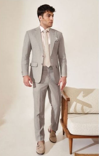 Silver Slate Suit Set