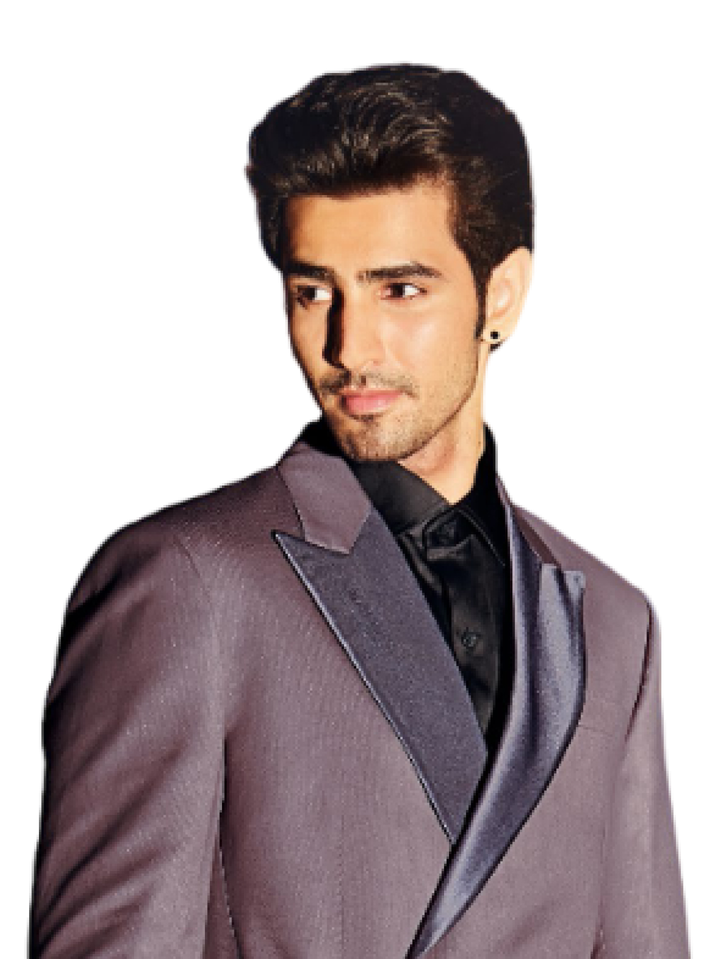 Satin Peak Lapel Fashion Suit