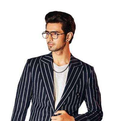Bold Stripe Peak Suit
