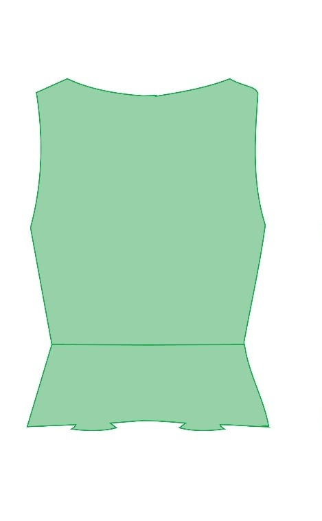 Basic Sleeveless Peplum Top