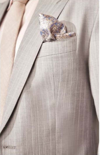 Silver Slate Suit Set